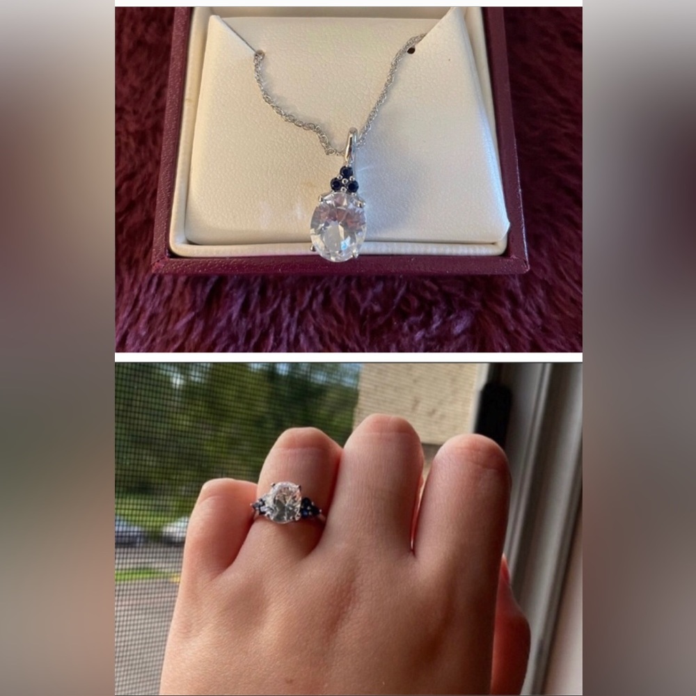 Helzberg matching necklace and ring. Beautiful